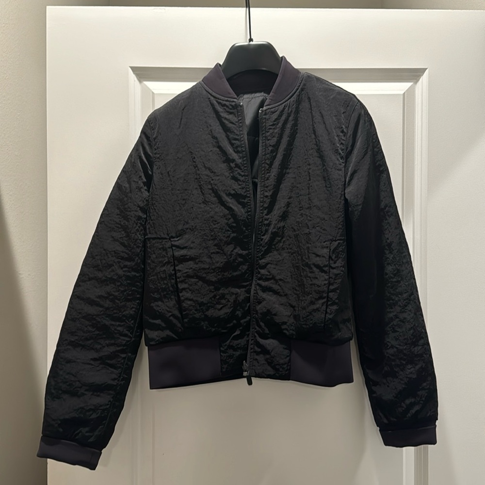 lululemon athletica Black Bomber Jacket